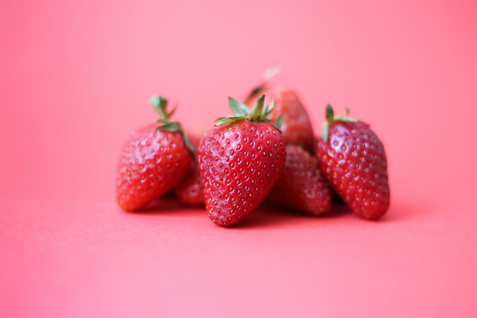 Fragole fresche primaverili